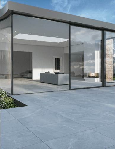 Honed marble worktops